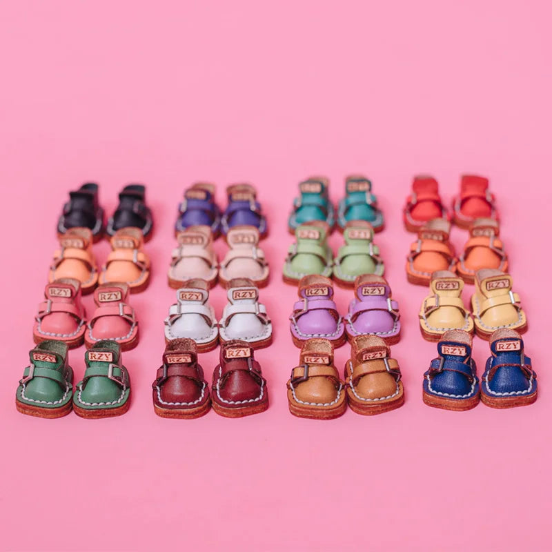 Ob11 Dolls Shoes Cute Leather Shoes Spotted Shoes for Body9, YMY Body, UFDOLL, GSC, Obitsu11, 1/12bjd Doll Accessories Toys