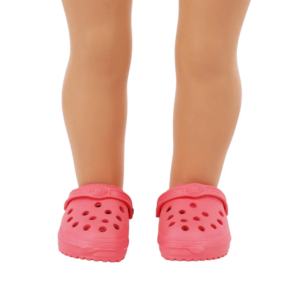 Doll Shoes Sandal For 43CM Born Baby Doll Clothes Accessories 18 Inch American Doll Girl‘s Toys Our Generation Gift