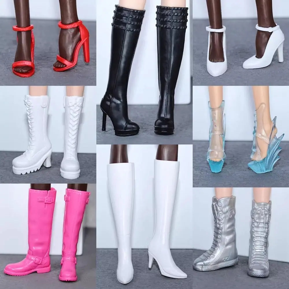 Quality 1/6 Doll Shoes New 30cm 20 Styles High Heels Shoes Original Doll Casual Shoes Doll Accessories