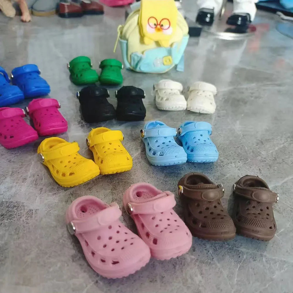 Fashion 30cm Doll Shoes Slippers 1/6 Bjd Doll Shoes Accessories  5x2.8x3.4cm