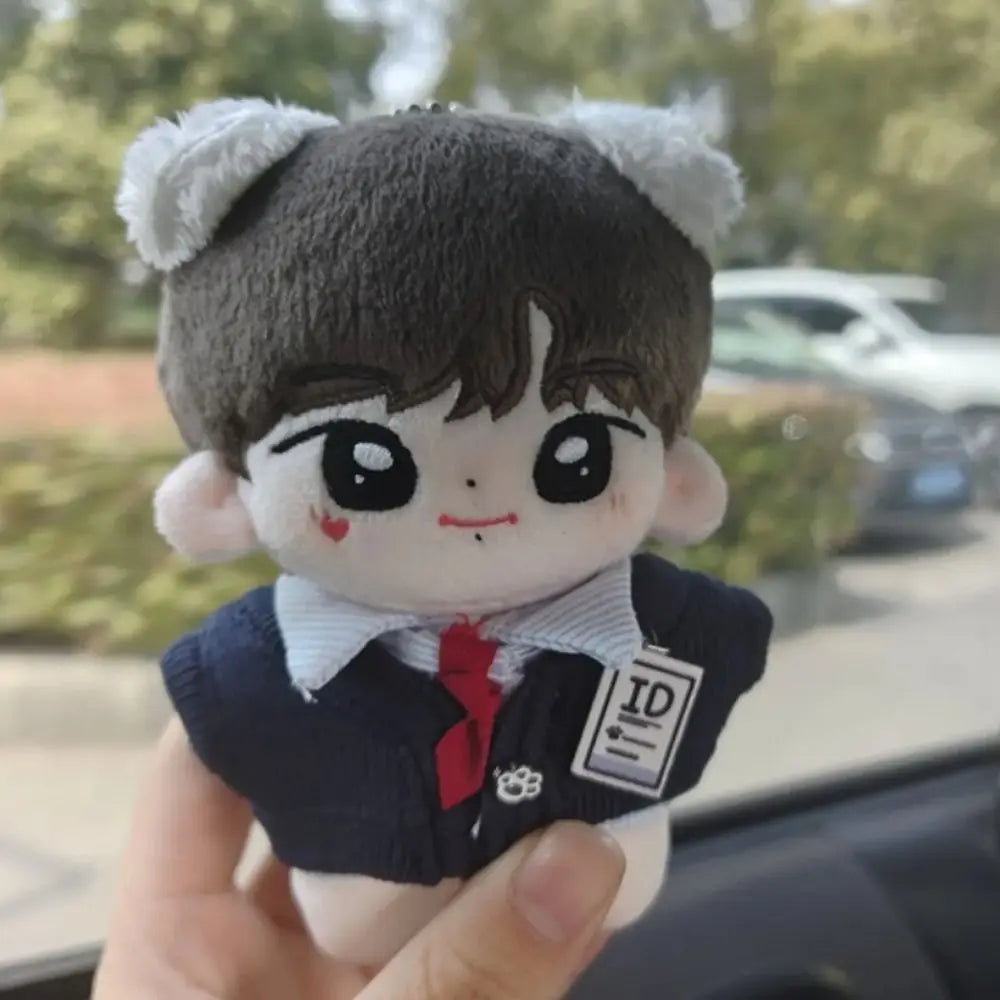 Uniform 10cm Cotton Doll Clothes Shirt T-shirt Doll Clothes Outfit Pants Lovely Doll Dress Up Set 10cm Cotton Doll