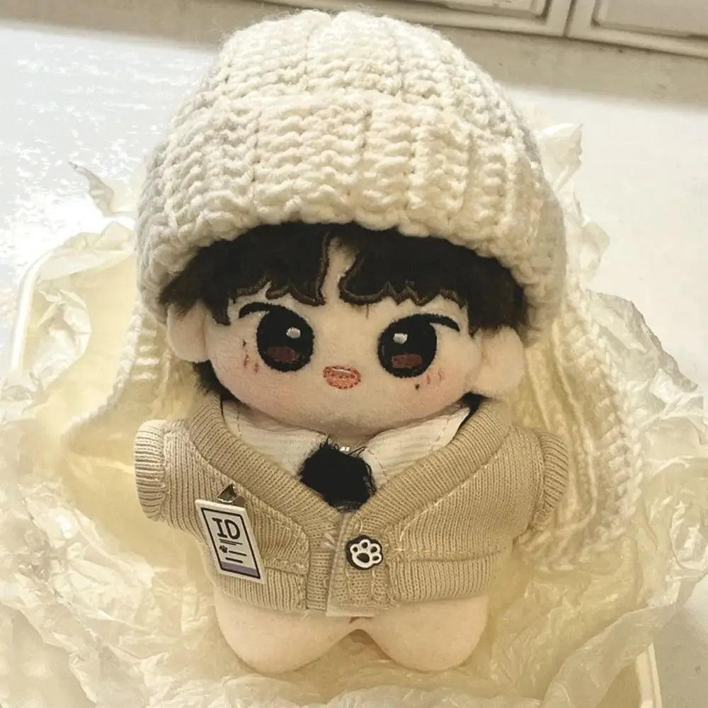 Uniform 10cm Cotton Doll Clothes Shirt T-shirt Doll Clothes Outfit Pants Lovely Doll Dress Up Set 10cm Cotton Doll