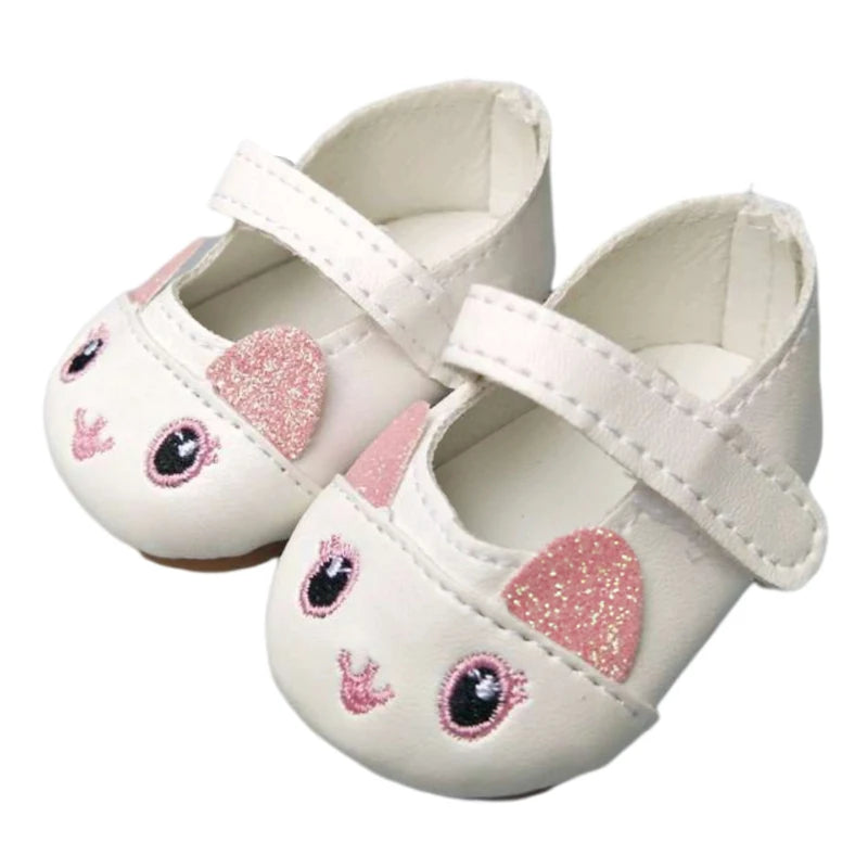 doll shoes for 43cm baby new born Dolls Reborn Baby Doll shoes for 18" girls doll cute animal princess shoes