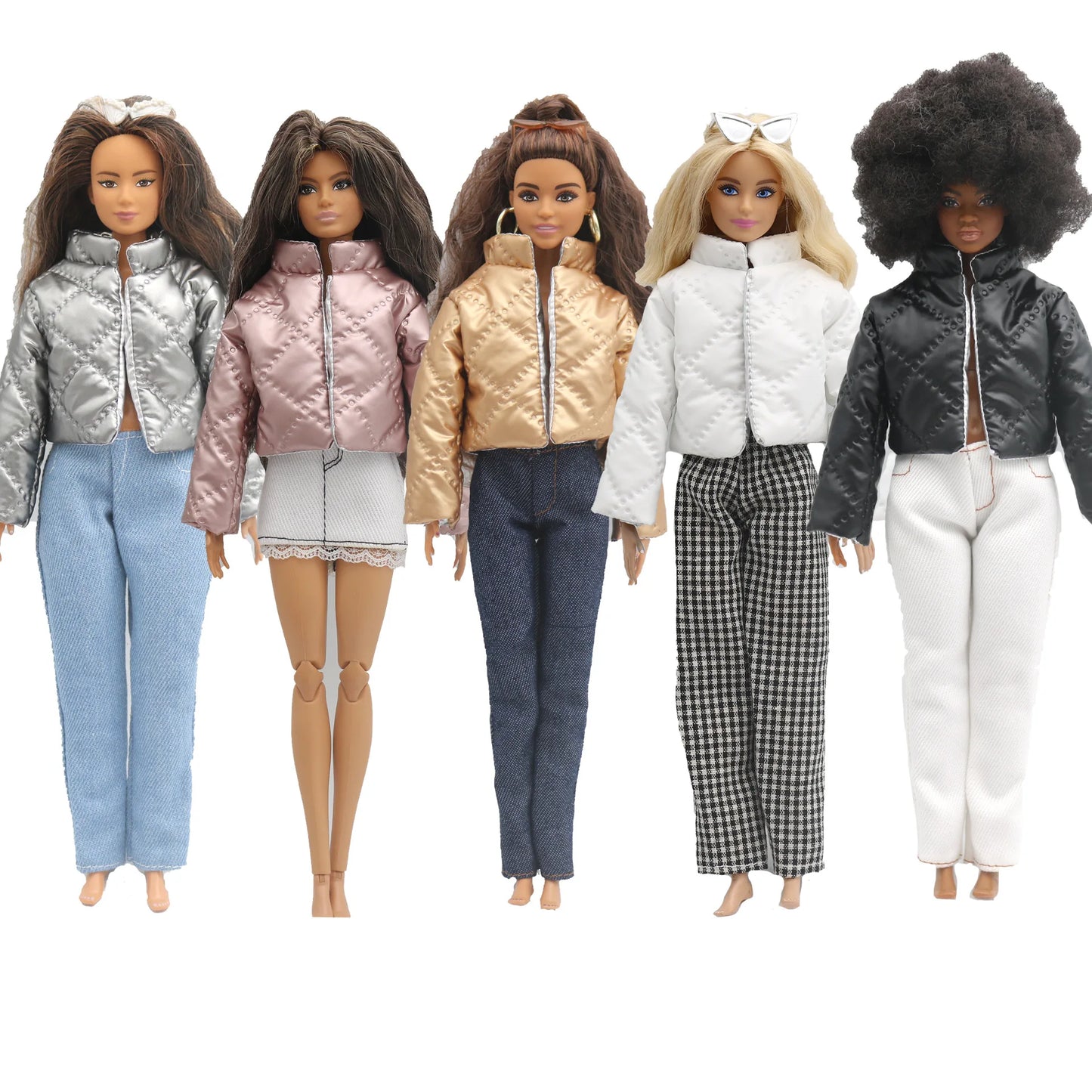 Doll clothing  30cm 1/6 Bread jacket, double-sided jacket Daily Wear Accessories Clothes for Barbies doll