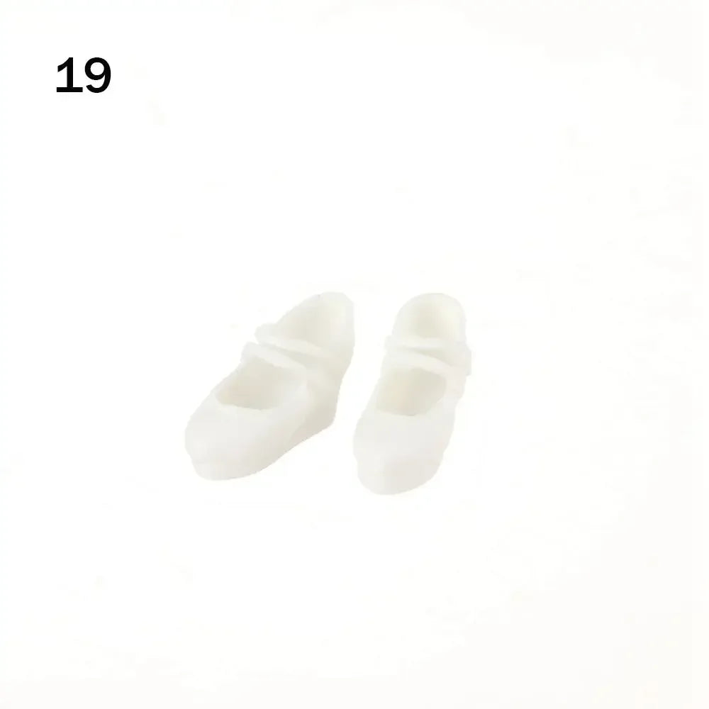 Doll Shoes Fashion Female Doll Boots Fit Foot Length 2cm Dolls Accessories Plastic Doll Multistyles Long Knees Boots