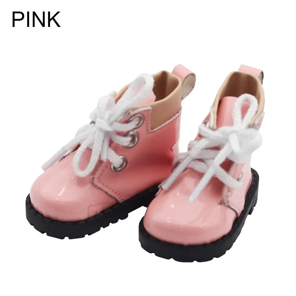 Doll Leather Shoes Clothes Accessories For 20cm Cotton Dolls Casual Wear Shoes Fashion Martin Boots DIY 1/14 Doll Gift Toys