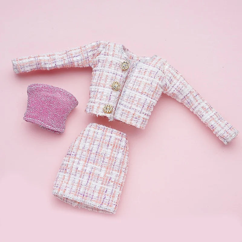Doll Clothes 30cm Skirt Temperament Wear Matching Pieces Daily Doll Clothes Set for Girls BJD 1/6 Doll Toy Gift