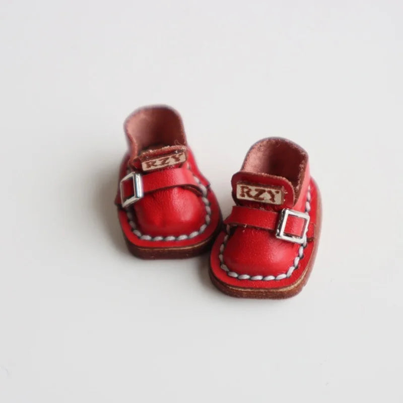 Ob11 Dolls Shoes Cute Leather Shoes Spotted Shoes for Body9, YMY Body, UFDOLL, GSC, Obitsu11, 1/12bjd Doll Accessories Toys
