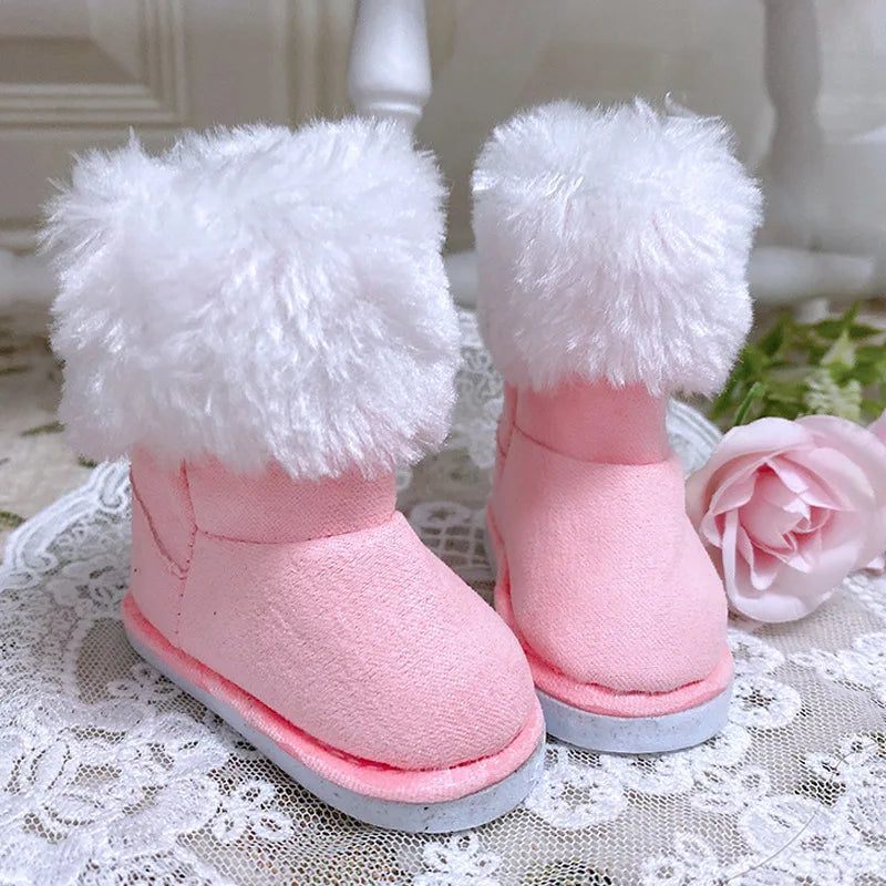 Fashion 60cm Doll Shoes Boots 1/3 Bjd Doll Shoes 7.5cm Foot Wear Shoes Toy Doll Accessories
