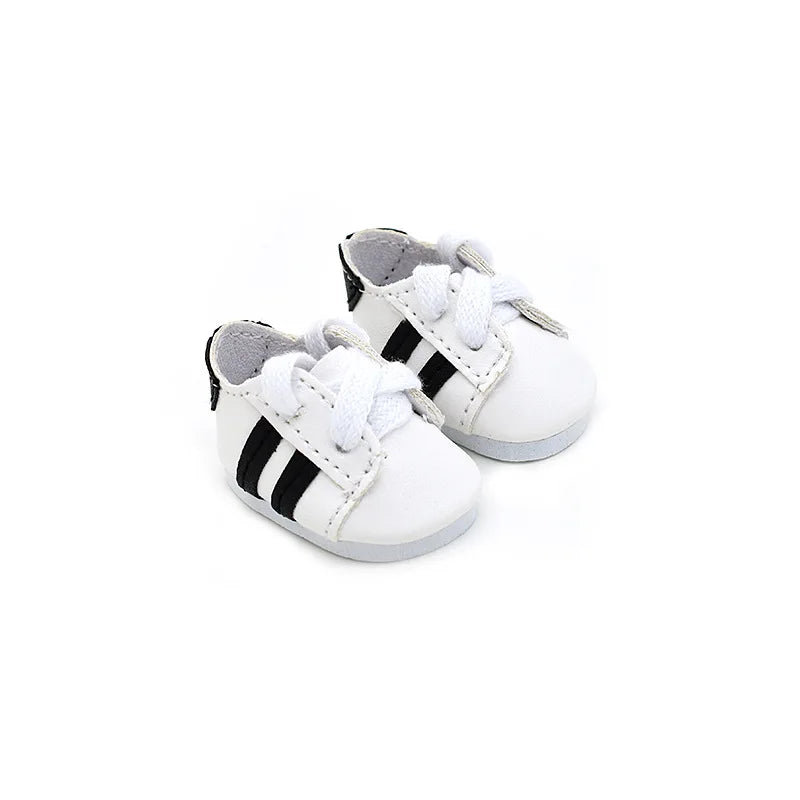 4.5cm Doll Fashion Shoes Female Doll Boots Fit for 1/6 BJD Dolls Accessories Leather Doll Colorful Long Knees Boots