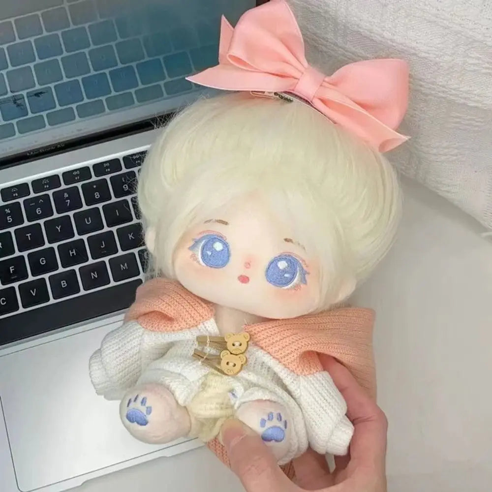 20cm Cotton Doll Clothes Pretty Dress Outfit Cute Hoodie Casual Suit Plush Toys Dress Up Clothing Girls Brithday Gift