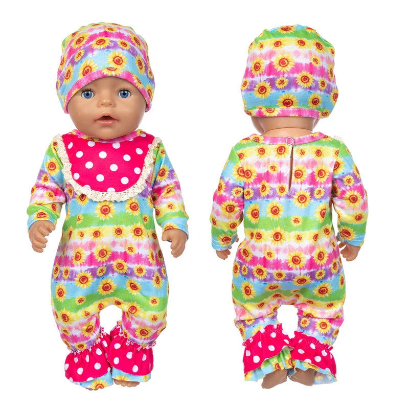 Doll Clothes for 43cm Baby Doll Leather Jacket Pants Set for 17 Inch Baby Doll Coat Winter Clothes Drop Shipping