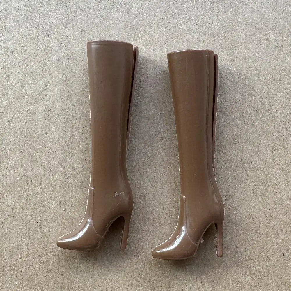 1/6 Doll Shoes High Heels Winter Boots For 30cm Doll High Heel Feet Dolls Decors Toys DIY Playing Accessories Shoes