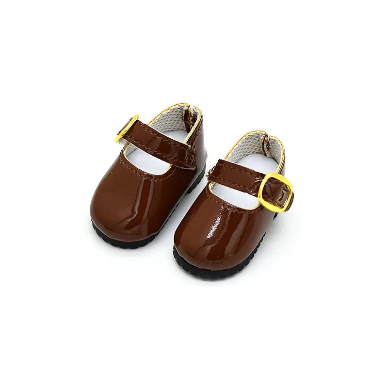 4.5cm Doll Fashion Shoes Female Doll Boots Fit for 1/6 BJD Dolls Accessories Leather Doll Colorful Long Knees Boots