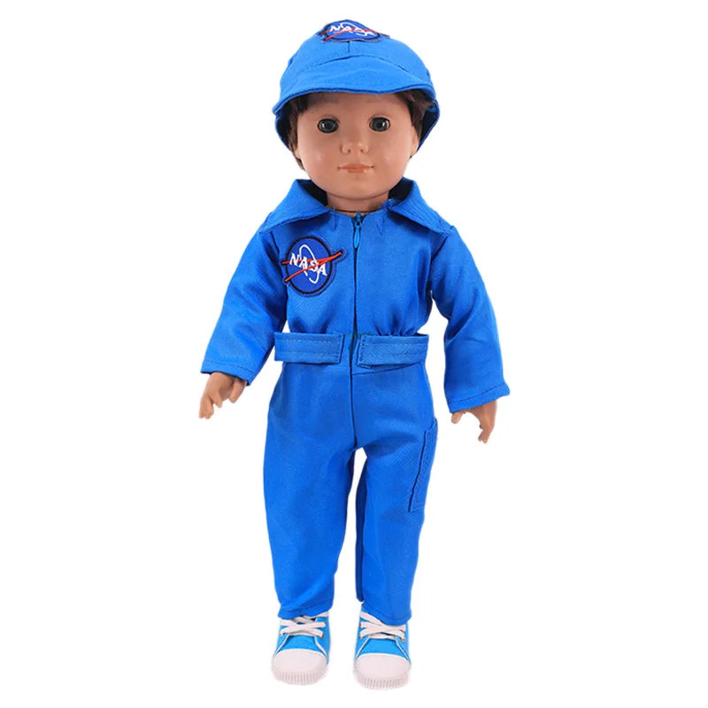 Doll Clothes Leisure Sportswear Cute Animal Print For 43cm Baby Doll &18Inch American Doll Outfits,Our Generation Gifts Toys