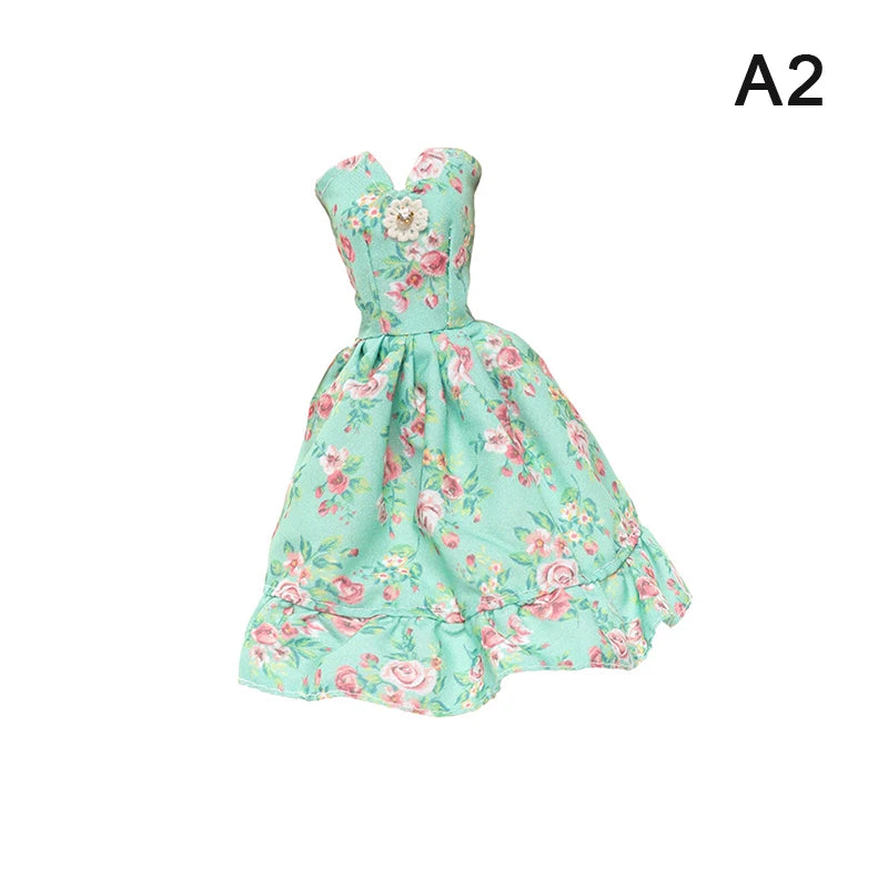 Latest Dress Doll Casual Fashion Clothing Handmade Clothes Suitable For 30cm Doll Accessories Diy Gift