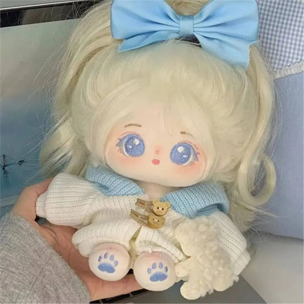 20cm Cotton Doll Clothes Pretty Dress Outfit Cute Hoodie Casual Suit Plush Toys Dress Up Clothing Girls Brithday Gift