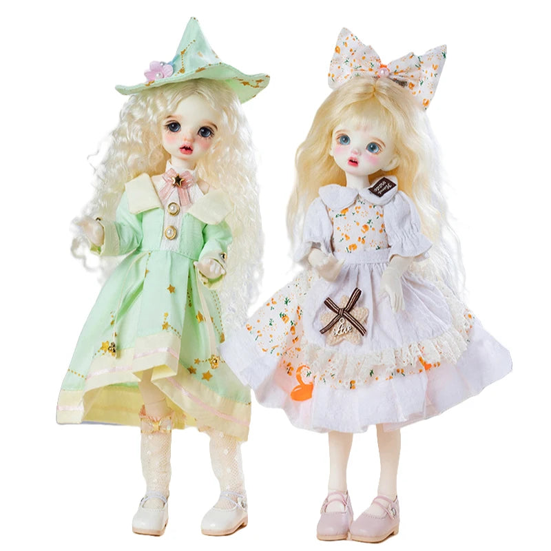 30CM BJD Doll Clothes Girl Dress Up Makeup DIY Toys Dollhouse Accessories Set Children Humanoid Doll Girl Gifts