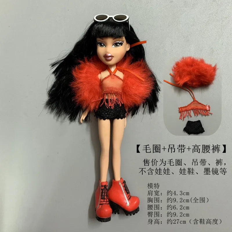 matched suit clothes for 30cm doll clothes fashion cool doll clothes