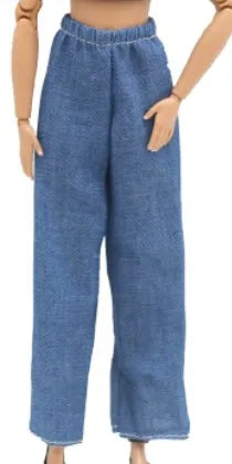 doll clothes 30 cm  Top T-shirt Elastic pants Daily Wear Accessories Clothes for Curvy Barbies doll