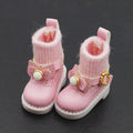 1 Pair Ob11 DOD 1/12 Bjd Doll Shoes For Body9,GSC,YMY,obitsu 11,molly Doll Faux Leather Shoes Doll Accessories