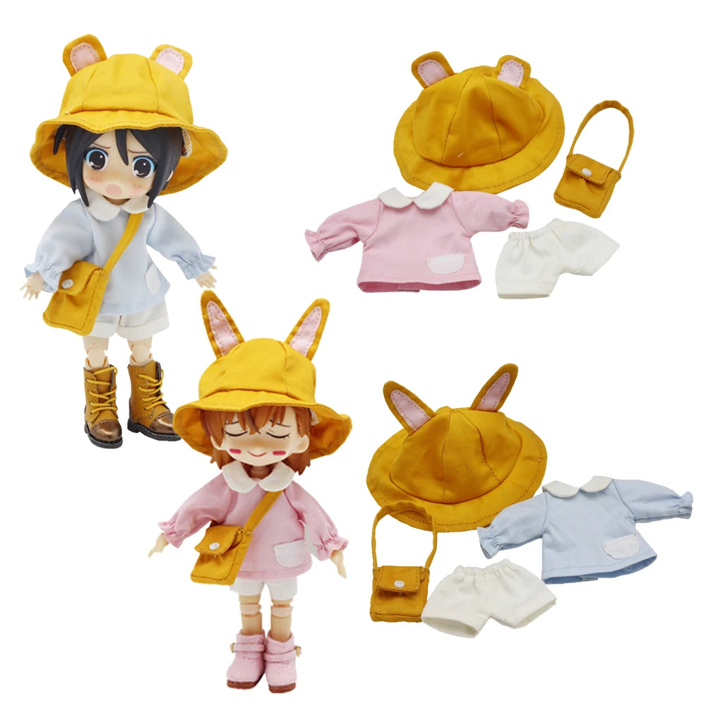 Ob11 Clothes Sets 1/12 BJD Doll Clothes Obitsu11 GSC Doll  Clothes & 11cm BJD Doll Clothes Pants