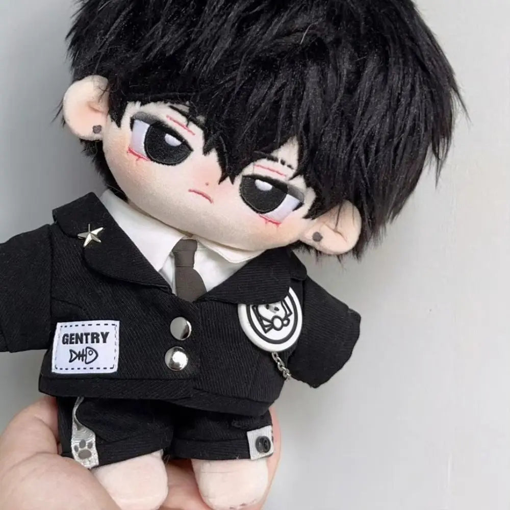 Cat Ear Cotton Doll Clothes Hoodie Jacket Plush Doll Clothes Cool Uniform No Attribute Doll Clothes Children's Gift