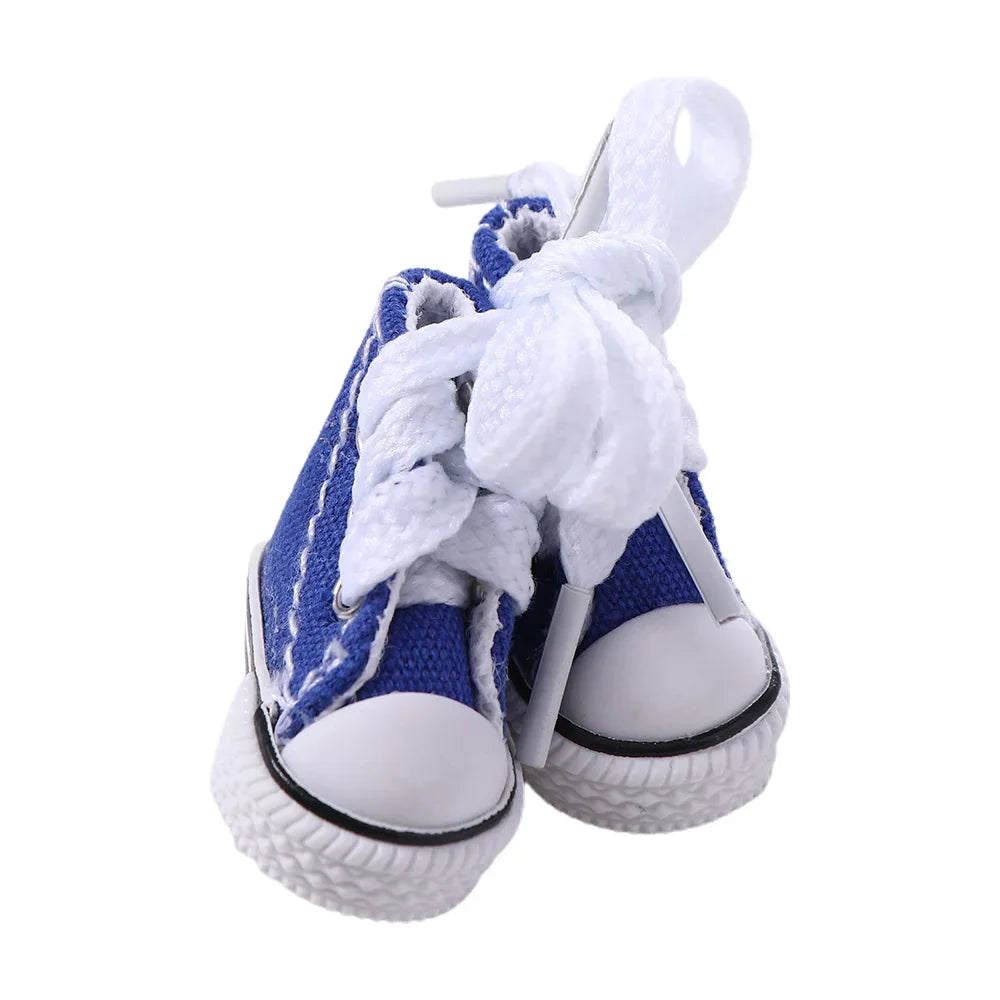 Dolls Accessories 3.5CM Sneakers Shoes Mini Shoes For Children Blyth Shoes Canvas Shoes Shoes