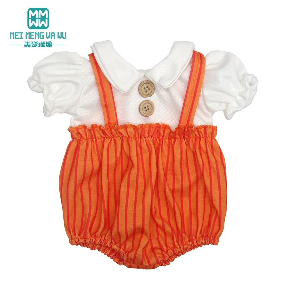 Doll Clothes for 43 cm new born doll and American doll accessories  fashionable gauze dress, bow dress