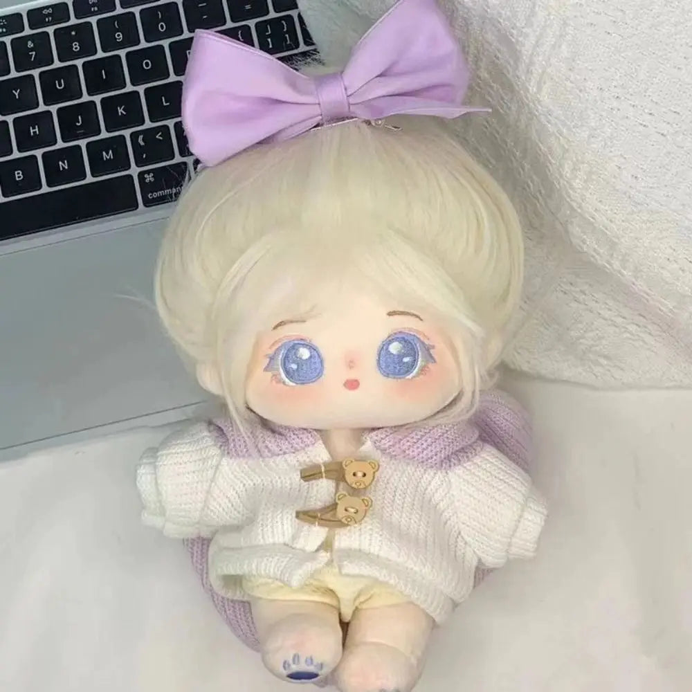 20cm Cotton Doll Clothes Pretty Dress Outfit Cute Hoodie Casual Suit Plush Toys Dress Up Clothing Girls Brithday Gift