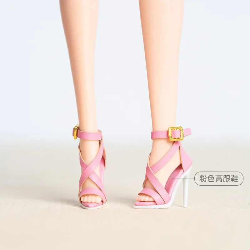 Cool doll shoes / 30cm doll high heels boots / accessories for 1/6 BB Fr fashion doll / dollhouse toys