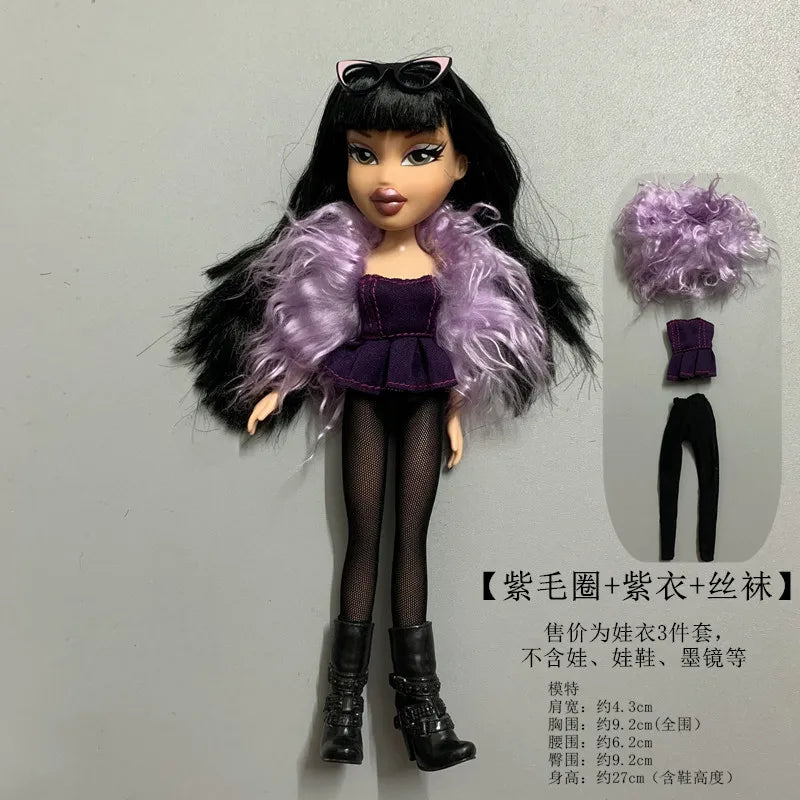 matched suit clothes for 30cm doll clothes fashion cool doll clothes