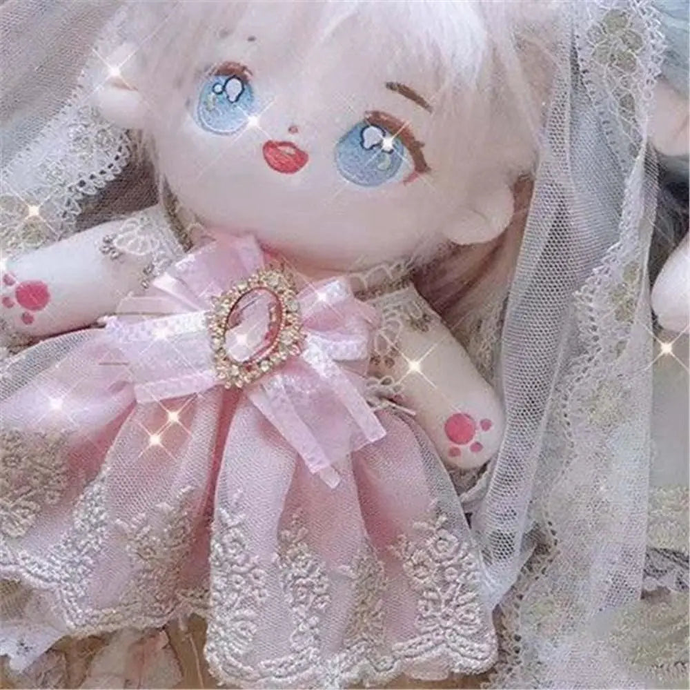 20cm Cotton Doll Clothes Pretty Dress Outfit Cute Hoodie Casual Suit Plush Toys Dress Up Clothing Girls Brithday Gift