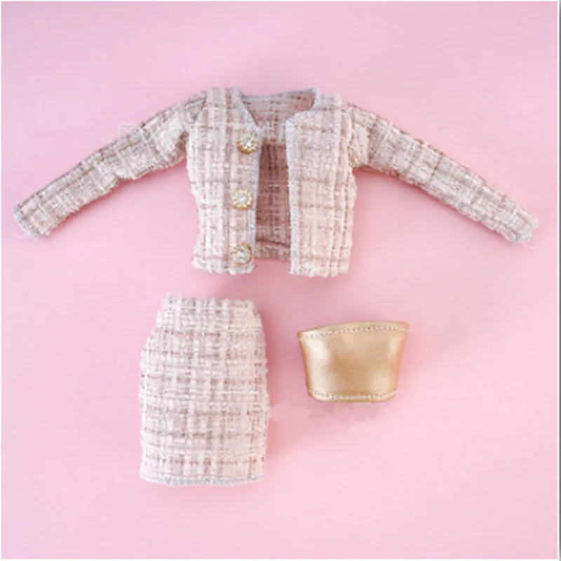 Doll Clothes 30cm Skirt Temperament Wear Matching Pieces Daily Doll Clothes Set for Girls BJD 1/6 Doll Toy Gift