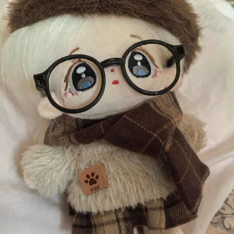 10cm20cm cotton doll clothes autumn and winter British suit dress collar suit cute plush doll doll dress Kawaii skirt sweater ha