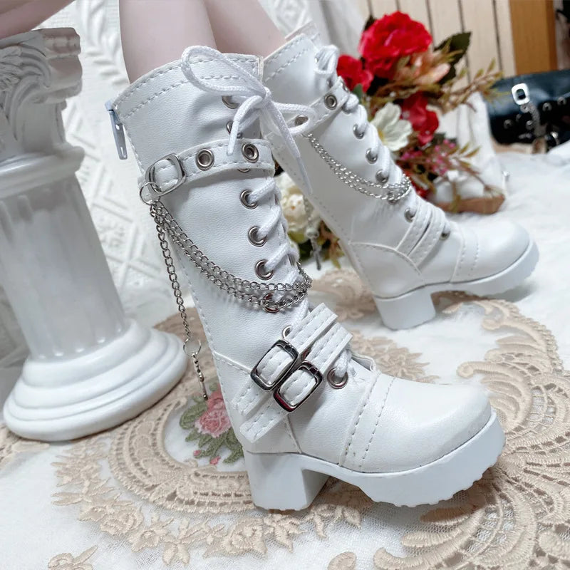 Fashion 60cm Doll Shoes Boots 1/3 Bjd Doll Shoes 7.5cm Foot Wear Shoes Toy Doll Accessories