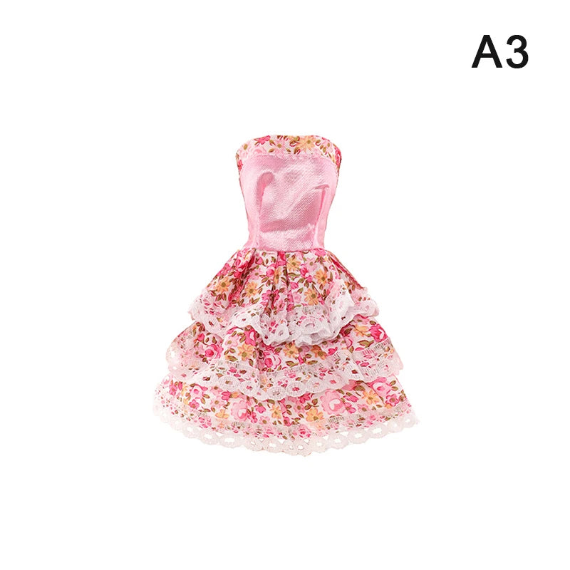 Latest Dress Doll Casual Fashion Clothing Handmade Clothes Suitable For 30cm Doll Accessories Diy Gift