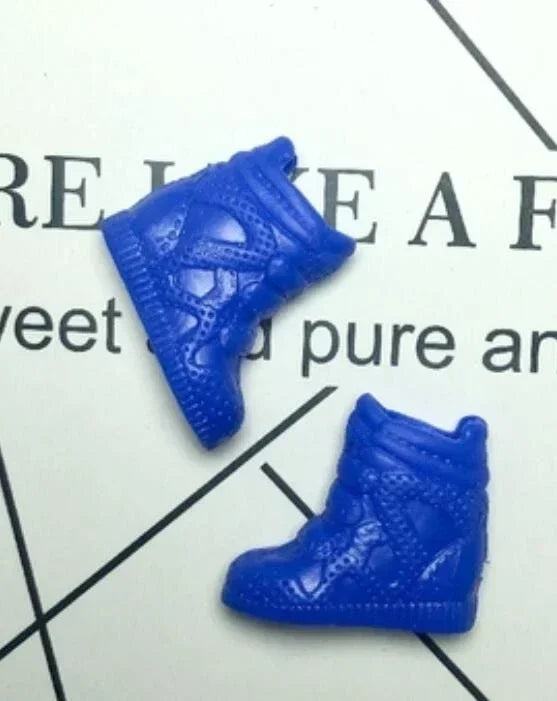 Doll shoes  high heels flat foot shoes red shoes new style for Bbie dolls Topup52
