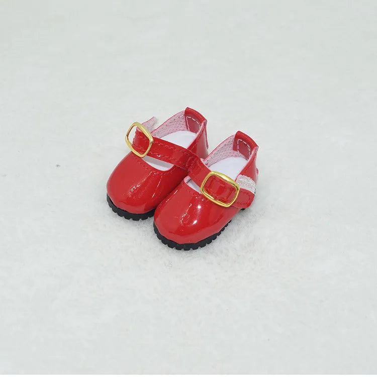 4.5cm Doll Fashion Shoes Female Doll Boots Fit for 1/6 BJD Dolls Accessories Leather Doll Colorful Long Knees Boots