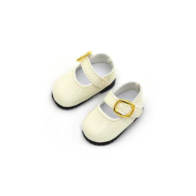 4.5cm Doll Fashion Shoes Female Doll Boots Fit for 1/6 BJD Dolls Accessories Leather Doll Colorful Long Knees Boots