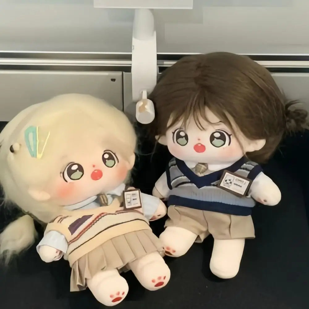 Postman Cotton Doll Clothes Uniform Jacket Plush Doll Clothes Sweater Cool No Attribute Doll Clothes Children's Gift