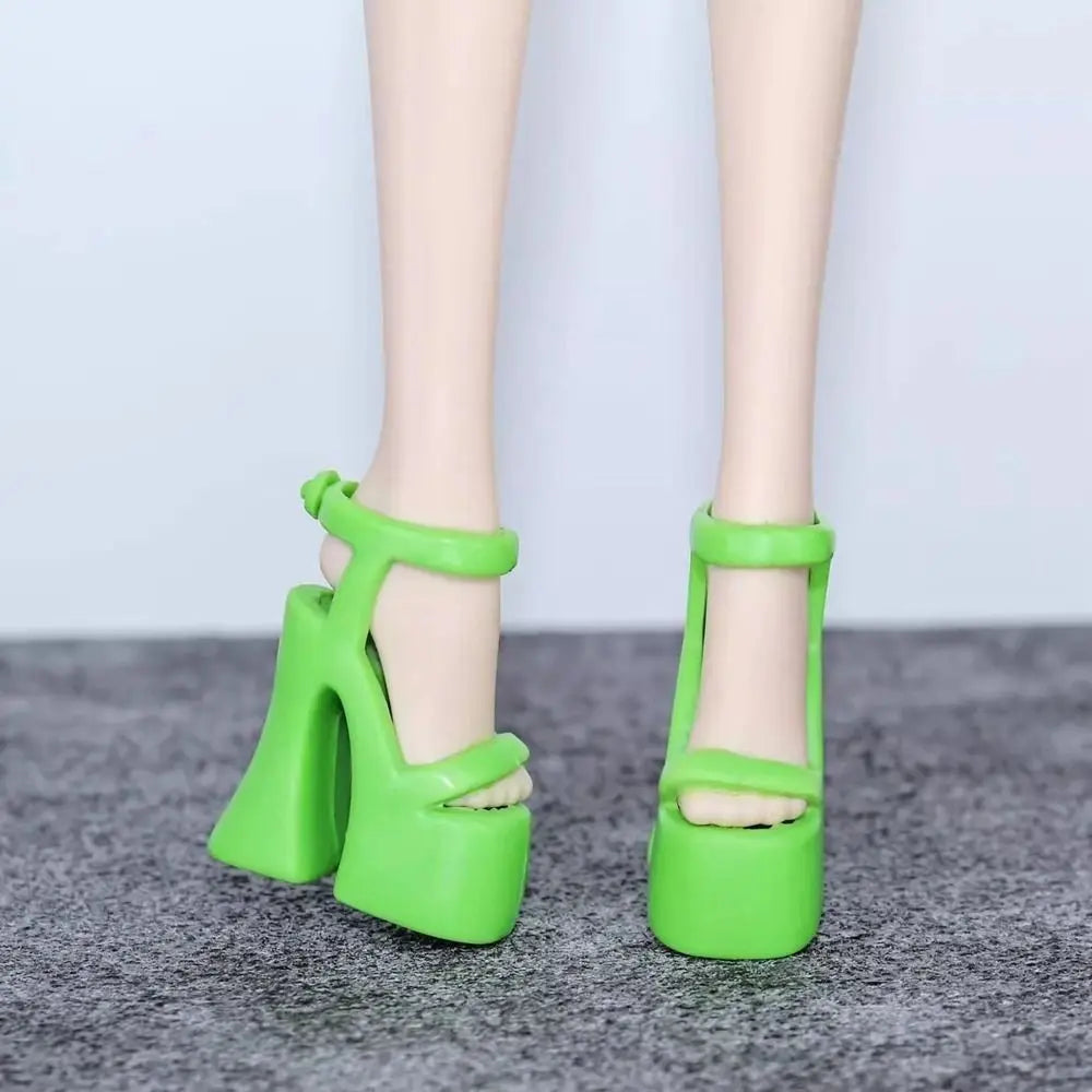 Quality 1/6 Doll Shoes New 30cm 20 Styles High Heels Shoes Original Doll Casual Shoes Doll Accessories