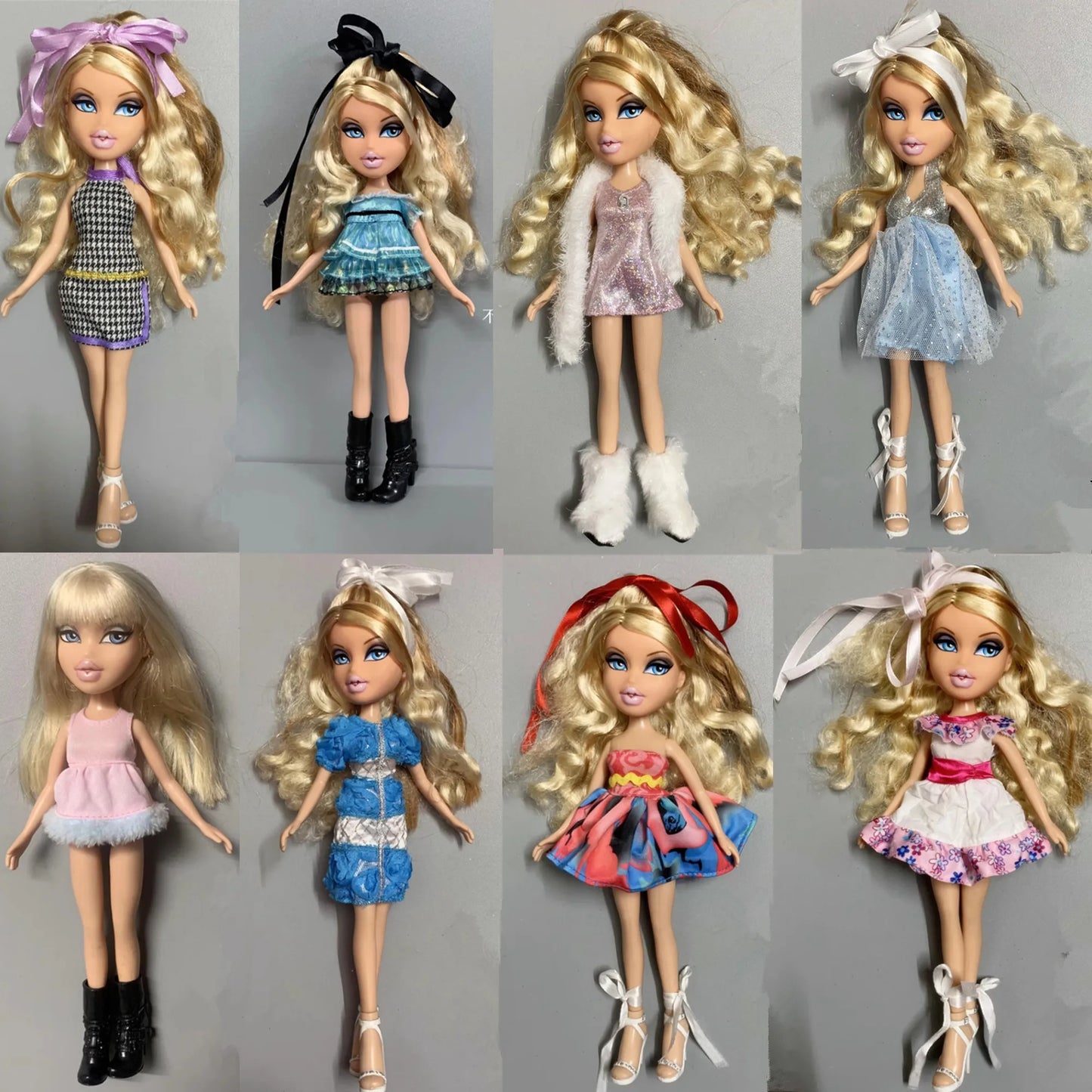many kinds of clothes dress for 30cm doll fashion cool doll high school doll