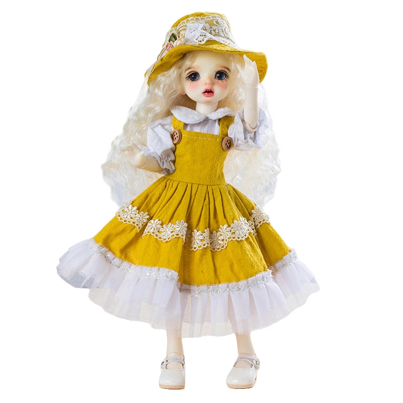 30CM BJD Doll Clothes Girl Dress Up Makeup DIY Toys Dollhouse Accessories Set Children Humanoid Doll Girl Gifts