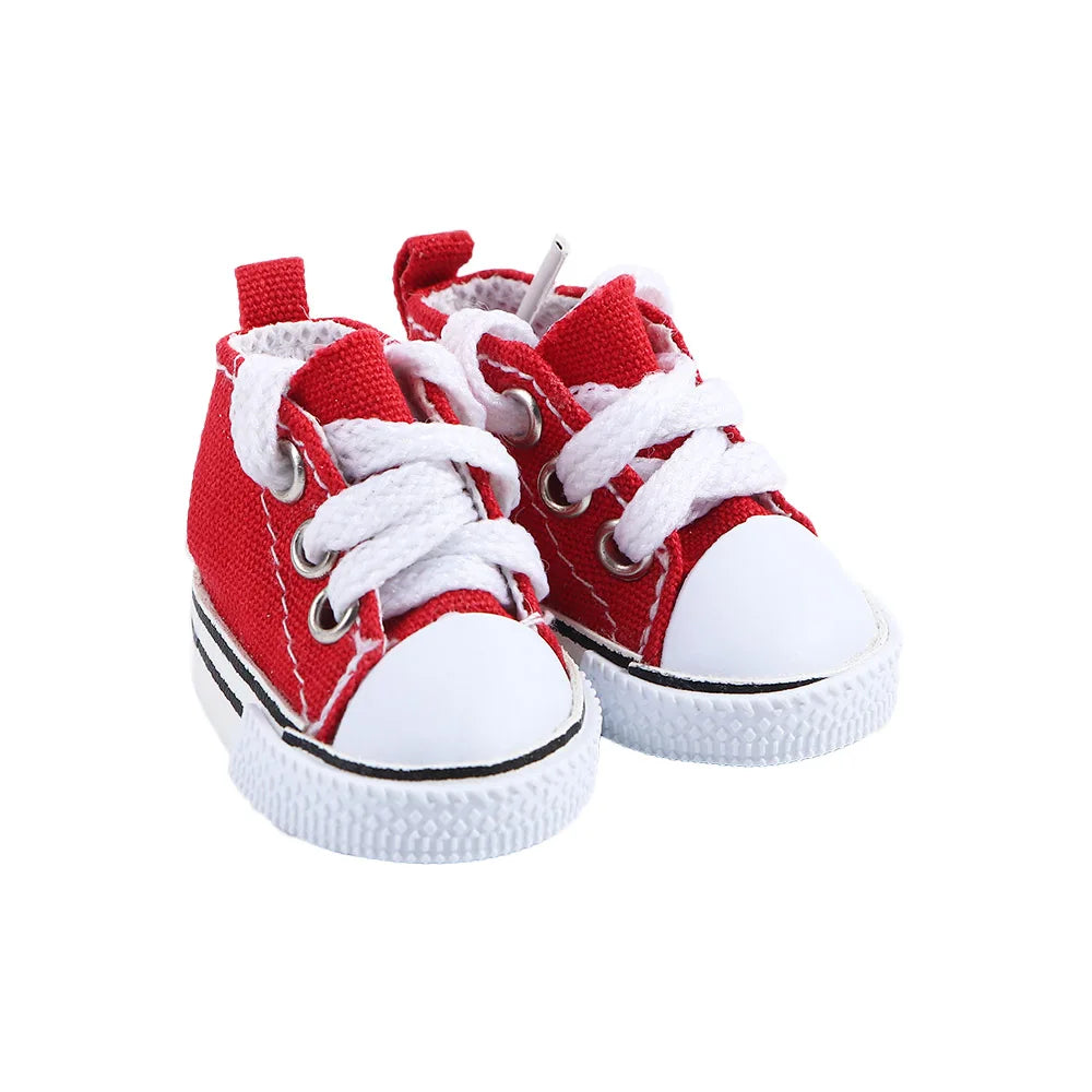 Dolls Accessories 3.5CM Sneakers Shoes Mini Shoes For Children Blyth Shoes Canvas Shoes Shoes
