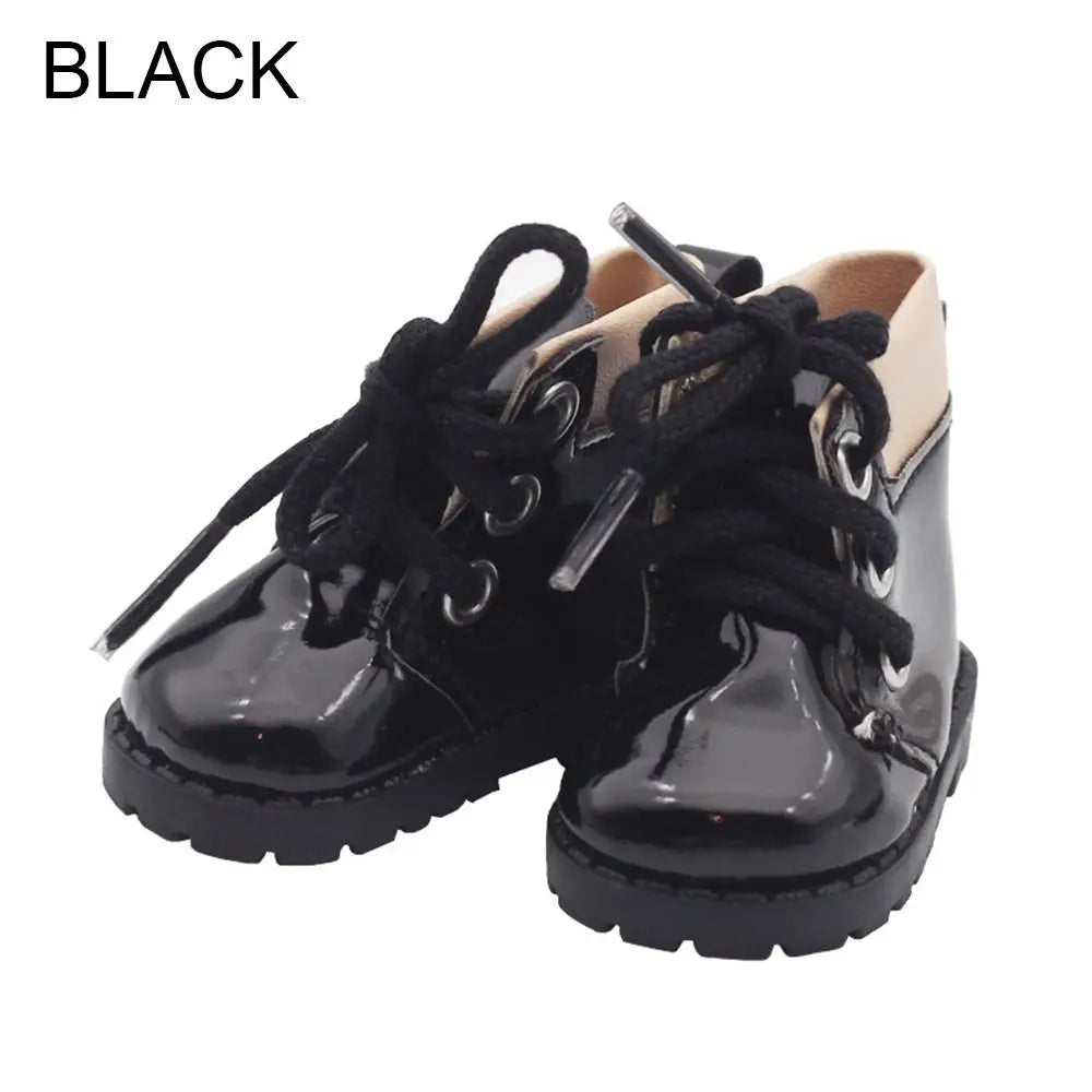 Doll Leather Shoes Clothes Accessories For 20cm Cotton Dolls Casual Wear Shoes Fashion Martin Boots DIY 1/14 Doll Gift Toys