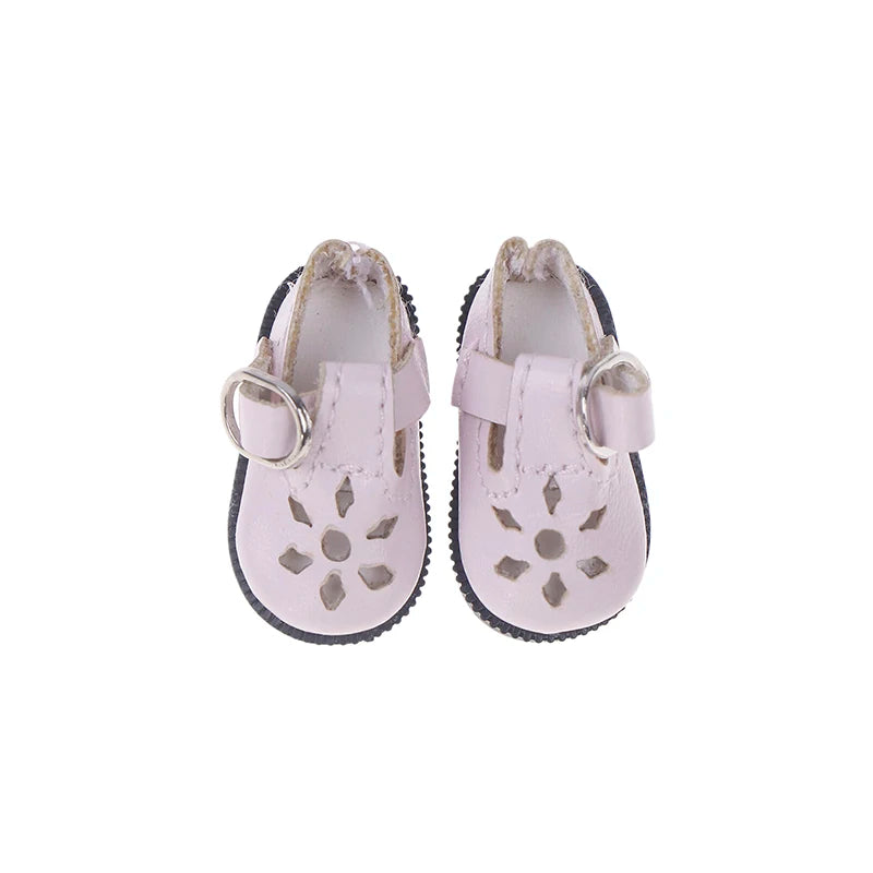 Doll Shoes For Doll Toy Mini Leather Dolls Sneakers Casual Shoes For Mini Doll Decorate Shoes Kid Birthday Gift Doll Toy