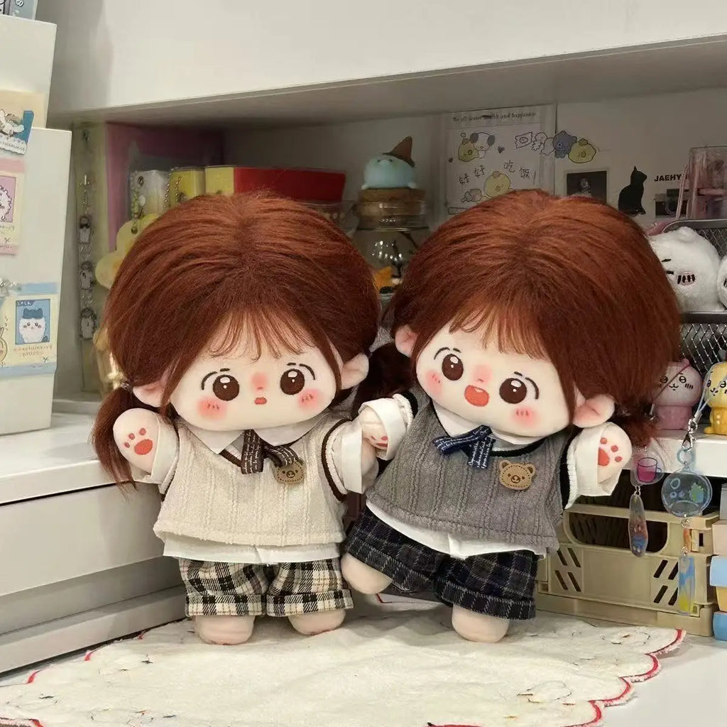 Adorable Doll Clothes for 20cm Cotton Dolls Bodysuit Jumpsuits for Cotton Dolls Replacement Clothes Outfit Doll Accessories