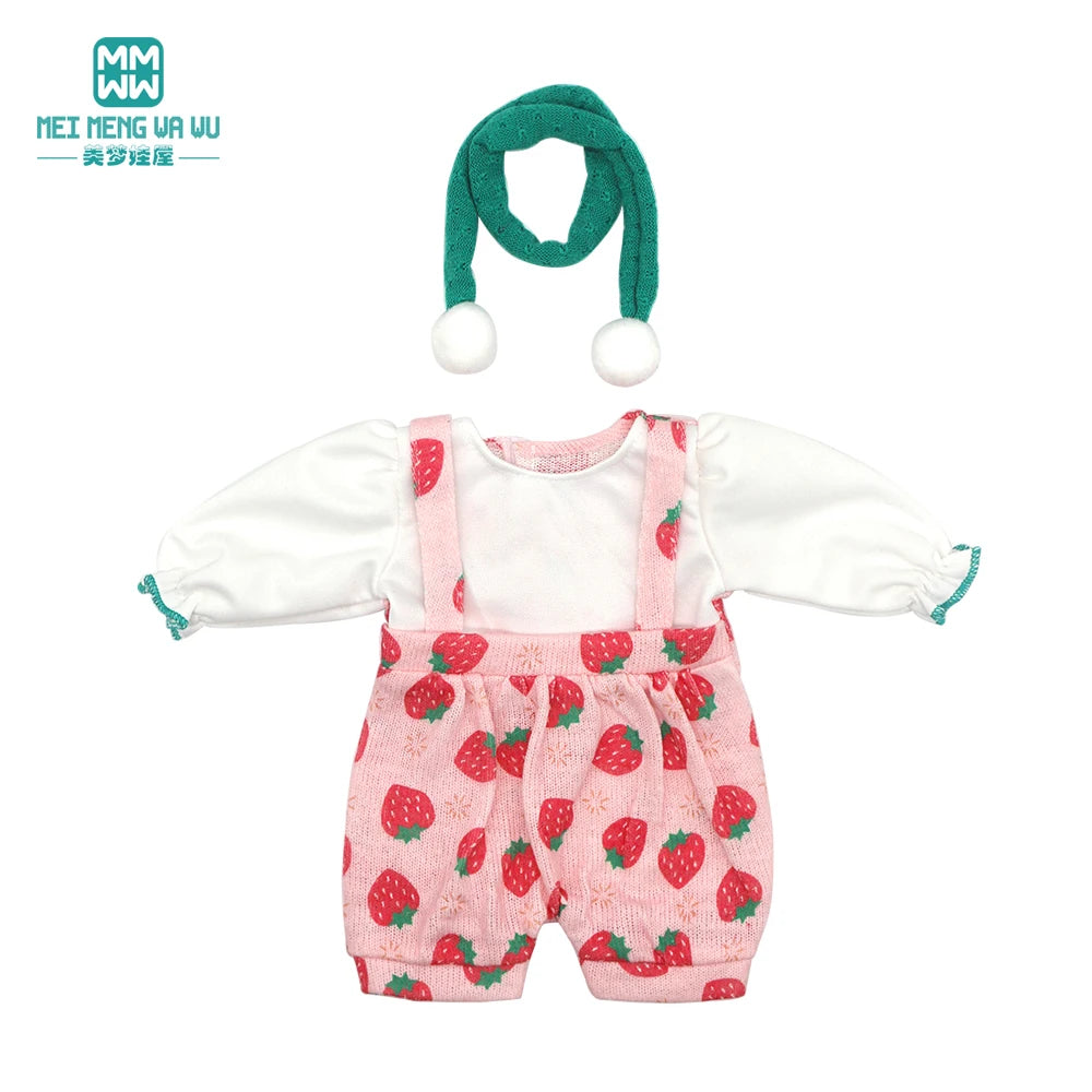 Doll Clothes for 43 cm new born doll and American doll accessories  fashionable gauze dress, bow dress