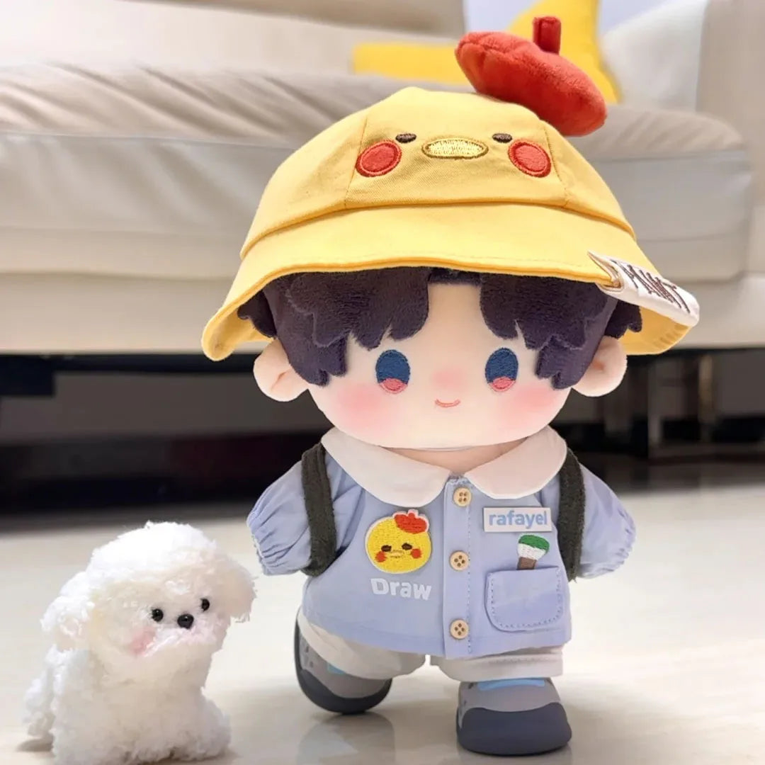 Only Clothes 20cm Cotton Doll Clothes Set With Hat Kindergarten Theme Qi Yu Doll Costume For Plush Toys Love In Deep Space